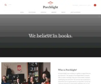 Porchlightbooks.com(Porchlight Book Company) Screenshot