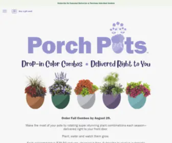 Porchpots.com(Porch Pots) Screenshot