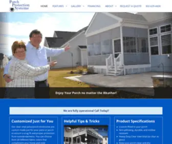 Porchprotection.com(Screened Porch Enclosures) Screenshot