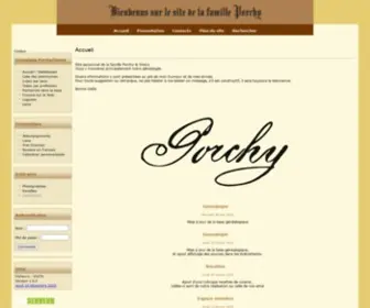 Porchy.net(Famille Porchy) Screenshot