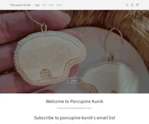 Porcupinekunik.com(Porcupine Kunik) Screenshot