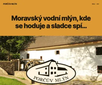 PorcuvMLYN.cz(PORČŮV) Screenshot