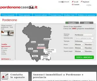 Pordenonecase24.it(Annunci immobiliari Pordenone) Screenshot