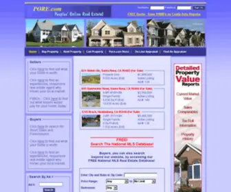 Pore.com(Real Estate Listings and Homes For Sale) Screenshot