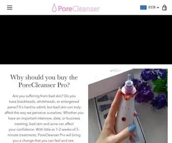 Porecleanserpro.com(PoreCleanser Pro) Screenshot