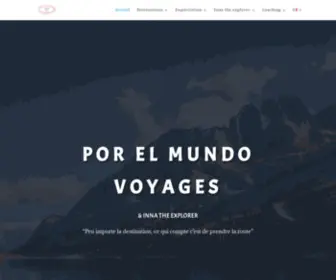 Porelmundovoyages.com(Por el mundo voyages & Inna the explorer) Screenshot