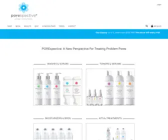 Porespective.com(POREspective® Acne Solutions and At) Screenshot