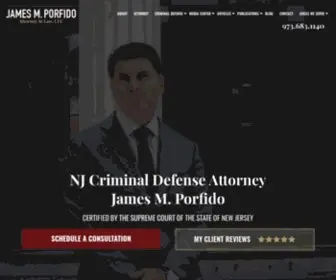 Porfidolaw.com(Morristown Criminal Defense Attorney) Screenshot