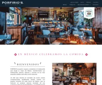 Porfirios.com.mx(Mérida) Screenshot