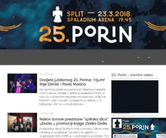 Porin.info(Naslovnica) Screenshot
