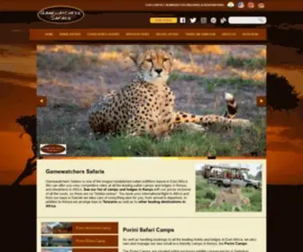 Porini.com(African Safari Holiday) Screenshot