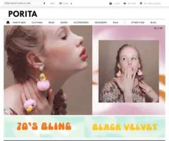 Porita.com(Womens Fashion Online) Screenshot