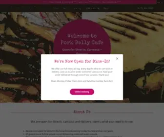 Porkbellycafe.com(Pork Belly Cafe) Screenshot