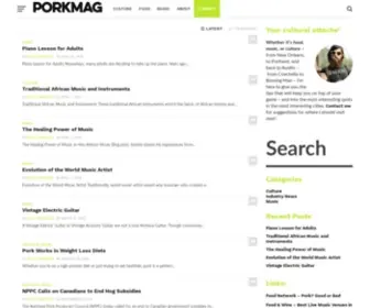 Porkmag.com(Pork Mag) Screenshot