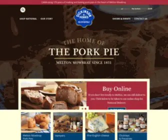 Porkpie.co.uk(Melton Mowbray Pork Pies) Screenshot