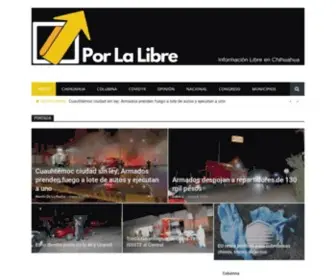 Porlalibre.com.mx(Por la Libre) Screenshot