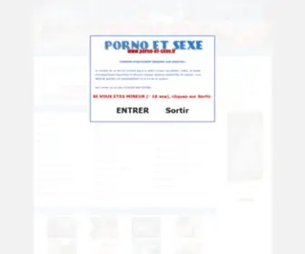 Porno-ET-Sexe.fr(Annuaire) Screenshot