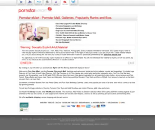 Pornstaremart.com(Pornstaremart) Screenshot