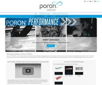 Poroncushioning.com(Poroncushioning) Screenshot