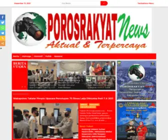 Porosrakyatnews.com(Poros Rakyat News) Screenshot