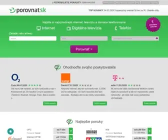 Porovnat.sk(Ako Si Vybrať Internetové Pripojenie) Screenshot