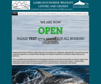 Porpoise-Gairloch.co.uk(Gairloch Marine Life Centre and Cruises) Screenshot