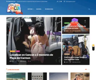 Porqueyoamoacancun.com(Porque Yo Amo A Cancún) Screenshot