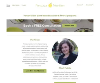 Porrazzanutrition.com(Porrazza Nutrition) Screenshot