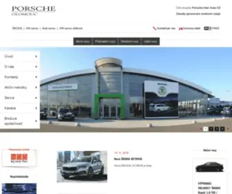 Porsche-Olomouc.cz(Úvodní strana) Screenshot