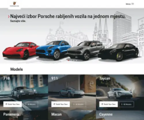 Porsche.com.hr(Porsche AG) Screenshot