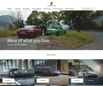 Porsche.dk(Find din drømmebil her) Screenshot