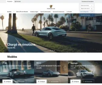 Porsche.fr(Porsche AG) Screenshot