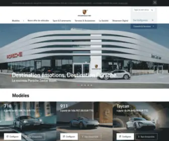 Porsche.lu(Porsche Luxembourg) Screenshot