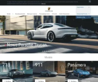 Porsche.pl(Oficjalna strona Porsche w Polsce) Screenshot