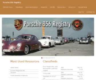Porsche356Registry.org(The perpetuation of the vintage (1948) Screenshot
