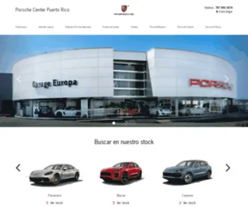 Porschecenterpr.com(Official Porsche Website) Screenshot