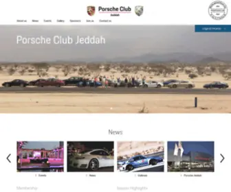 Porscheclub-Jeddah.com(Porsche Club Jeddah) Screenshot