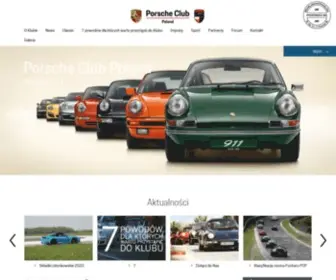 Porscheclub.pl(Porsche Club Poland) Screenshot