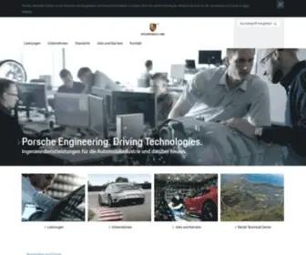 Porscheengineering.com(Porsche Engineering) Screenshot