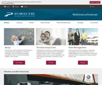 Porscheleasing.si(Odkrijte ponudbe Porsche Finance Group Slovenia) Screenshot