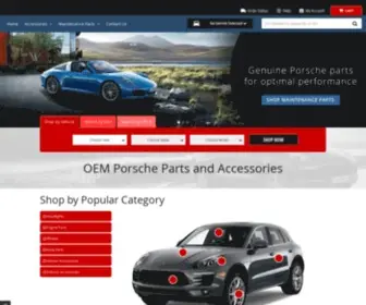 Porschepartsnow.com(Porsche Parts Now) Screenshot