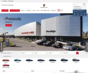 Porscheprestige.com(New & Pre) Screenshot
