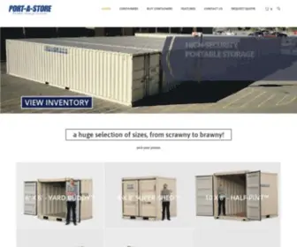 Port-A-Store.com(Port-A) Screenshot