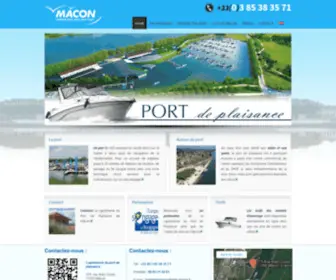 Port-DE-Plaisance.com(Mâcon) Screenshot