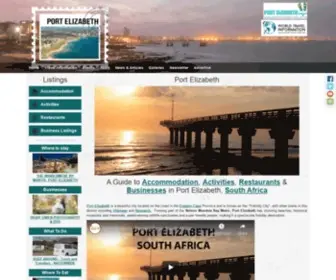 Port-Elizabeth-Info.co.za(Port Elizabeth) Screenshot