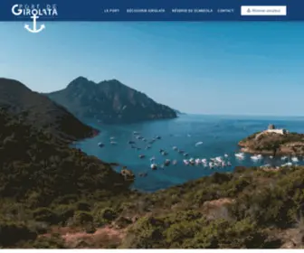 Port-Girolata.com(Port de plaisance de Girolata) Screenshot