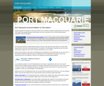 Port-Macquarie.net(Port Macquarie Australia) Screenshot