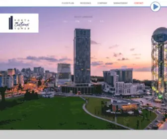 Portabatumitower.com(Porta Batumi Tower) Screenshot