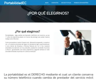 Portabilidadec.com(Portabilidad) Screenshot