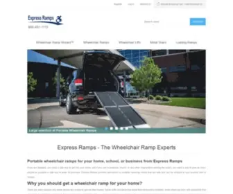 Portable-Wheelchair-Ramps.com(LLC Express Ramps) Screenshot